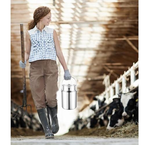 Pot à lait d'exception en acier inoxydable avec anse renforcée - 7