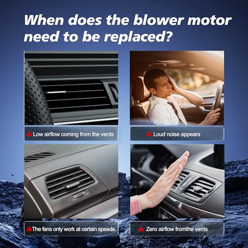 Image of AC Blower Motor Fan Replacement 2007-2019 for Nissan Altima Murano 350Z 370Z Quest, for Infiniti G25 G35 G37 Q45 Q50 Q60 M35 M45 EX35 EX37 FX35 FX45, HVAC Heater Blower Motor, 27225AM611, 700193