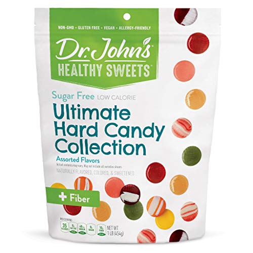 Dr. John's Healthy Sweets Sugar Free Ultimate Collection Hard Candies (100 Count, 1 Lb) #TOP14