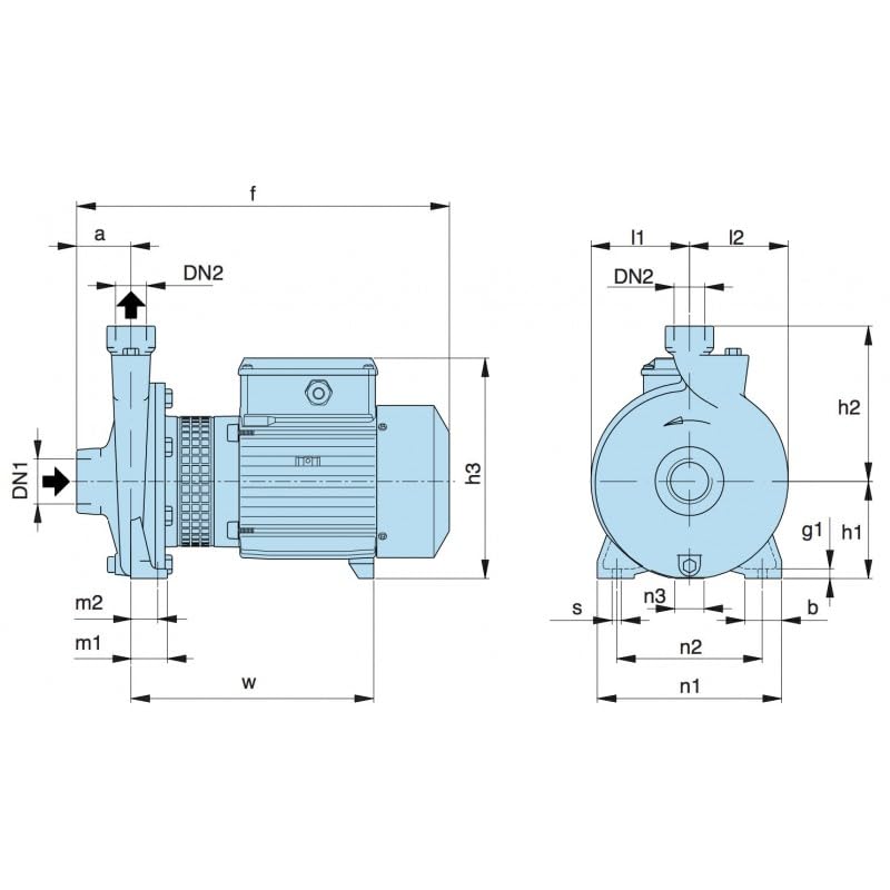 Pompa acqua Calpeda NMM1A 0,37 kW filettata da 1 a 4,2 m3/h monofase 220V