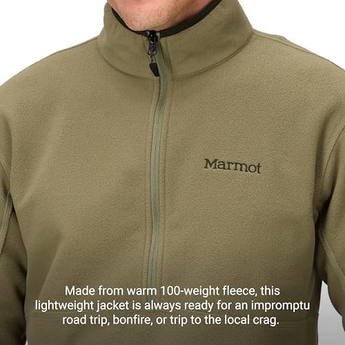 Image of MARMOT Men's Rocklin 1 /2 Zip, Lightweight Fleece Pullover Jacket