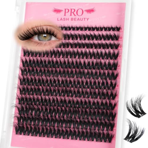 PRO LASHBEAUTY Lash Clusters, Eyelash Clusters 8-18 Mixed Cluster...