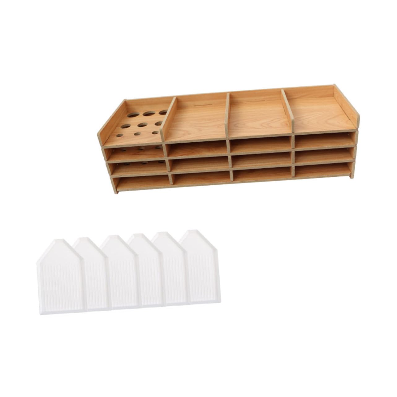 Cases plateau rangement broderie diamant pour trier vos accessoires