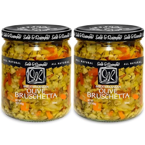 Mediterranean Olive Bruschetta - Gluten-Free Sandwich Spread with Olive Oil