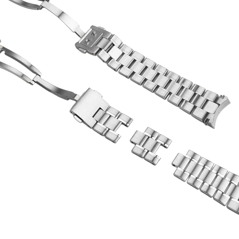 Bracciale Sportivo in Acciaio Inossidabile da 22 mm per Bracciale Tag HEUER Carrera Calibre CV2A84 CV2A10 Curvo
