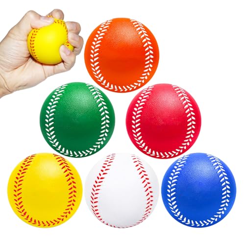 ALXAZA Soft Baseballs 9Inch Foam Training Baseball for Indoors Outdoors Safe Throwing, Catching and Batting Practice