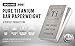 Titanium Ingot 1 Pound .999 Fine High-Purity Elemental Ti Bar Periodic Table Element Design for Science,Education and Investment (Titanium)