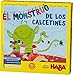 HABA Mostro dei Calzini – ESP (302255), Gioco di Ricerca 2-6 Giocatori da 4 a 99 Anni, Reazione Rapida e Consigli per Lo Sviluppo del linguaggio, per Tutta la Famiglia, Multicolore