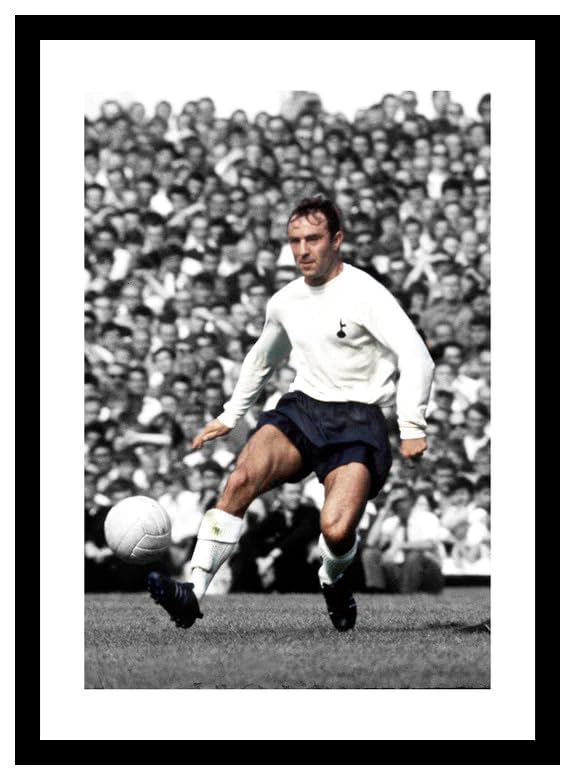 Jimmy Greaves Spurs Legend Spot Colour Framed Photo Memorabilia