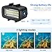 Sea Frogs 700 Lumen LED Photography Light, Underwater Camera Compatible, Adjustable Mount, Black