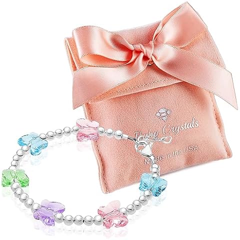 Baby Crystals Butterfly Charm Bracelet Cover