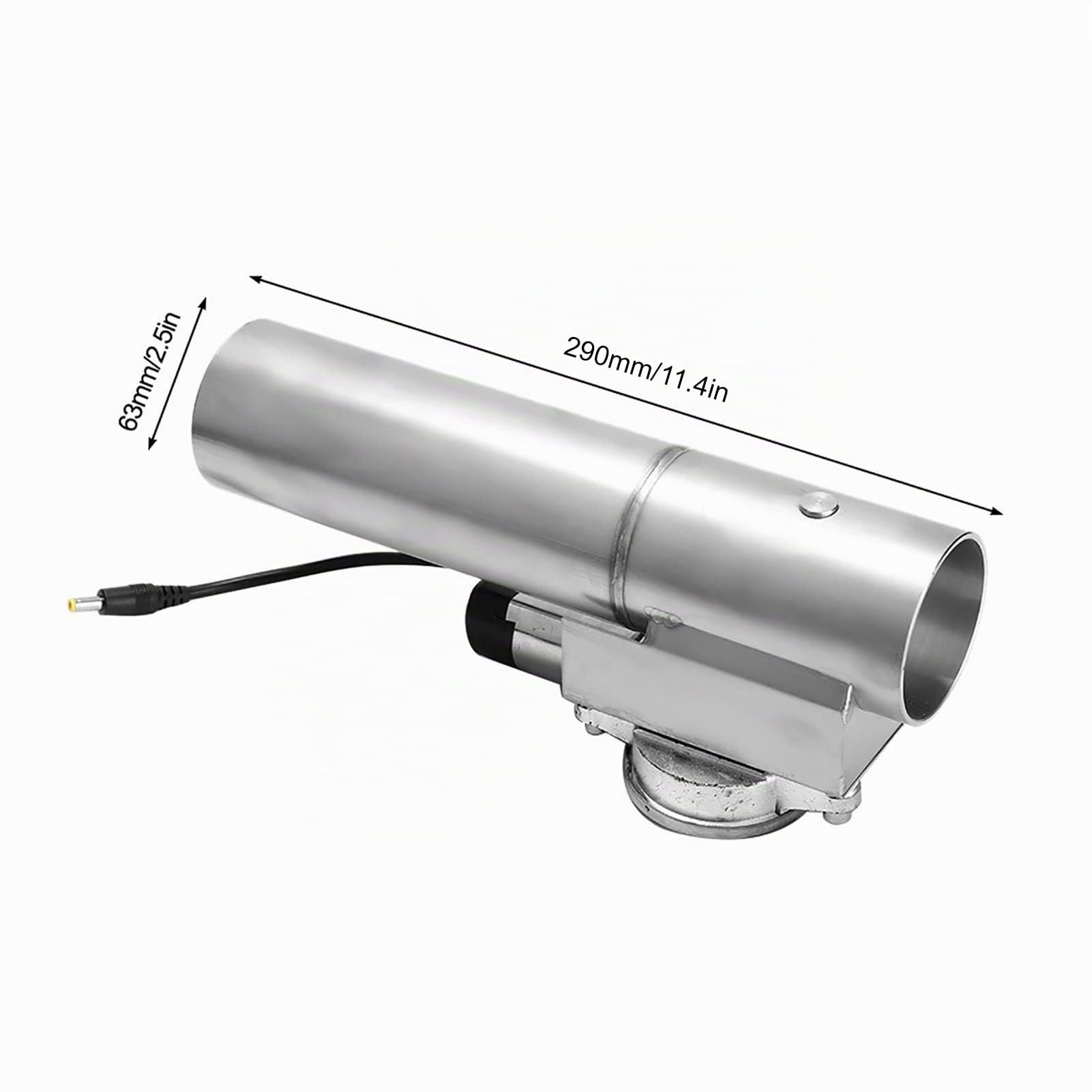 Válvula de Escape Eléctrica, Tubo de Escape Eléctrico de 2,5 Pulgadas, Válvula de Corte E, Control Remoto, Kit de Válvula de Escape de Acero Inoxidable Tubo de Escape