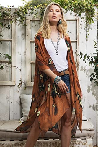 Image of Breezy Lane Kimonos for Women Swimsuit Coverups Beach Cover Up Swimwear Cardigan Summer
