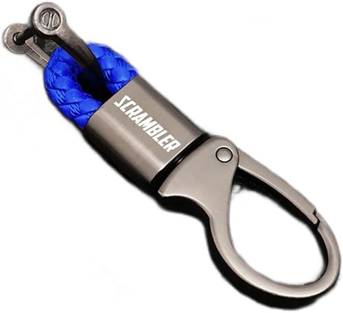 Llavero de metal para Ducati Scrambler 400 800 1100, llavero de metal, anillos de cuerda, accesorios de motocicleta 2023