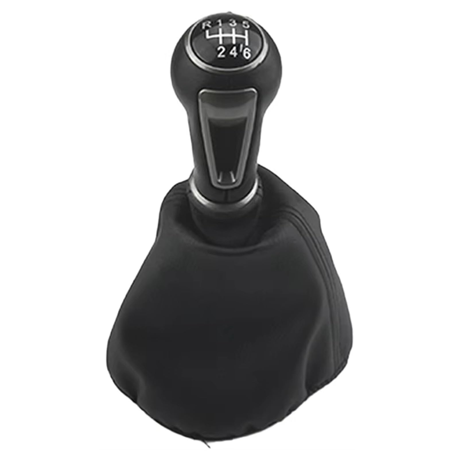 EFDDTBHE Compatible with SEAT for Ibiza IV Car Gear Shift Shifter Knob Lever with Cover 5/6 Speed Shifter Handle(6 Speed)