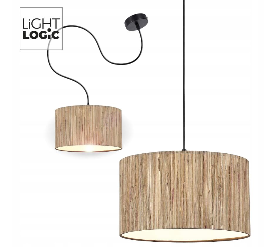 Pendellampe für Wohnzimmer - Hängelampe Höhenverstellbar für E27 LED Leuchtmittel - Moderne Pendelleuchte, Innenbeleuchtung für Küche Schlafzimmer
