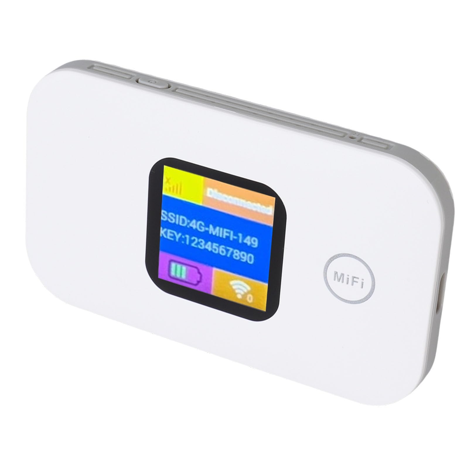 Cuifati 4G Hotspot Mobile WiFi Hotspot da Viaggio Router WiFi con Batteria da 2100 MAh e Display LED per il Campeggio di Viaggio Fino a 10 Dispositivi 300 Mbps