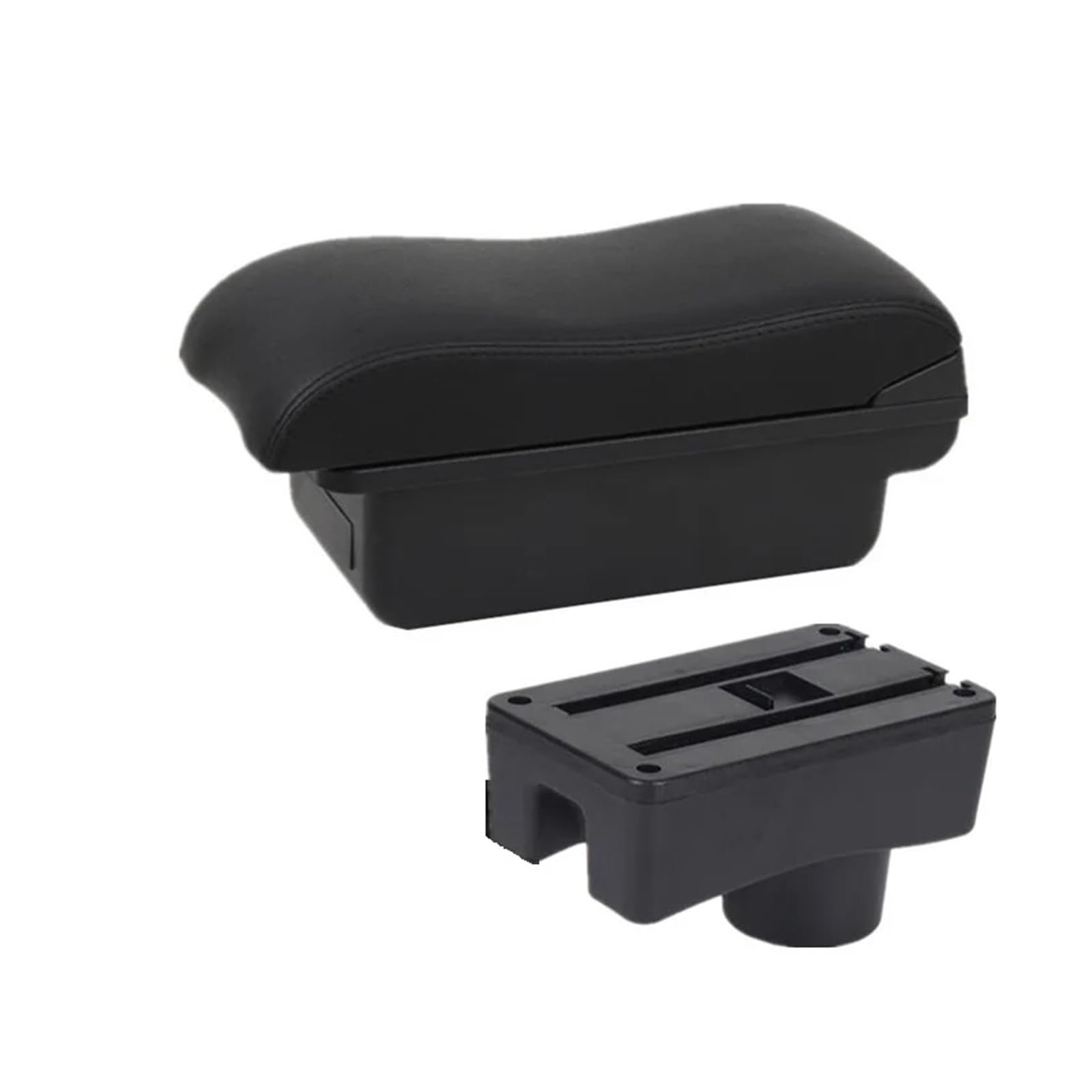 Hguvsjd Armrest Box For Hyundai For Accent For Tagaz Armrest Storage Box Interior Dedicated Retrofit Accessories Car Armrests(A Black line NO USB)