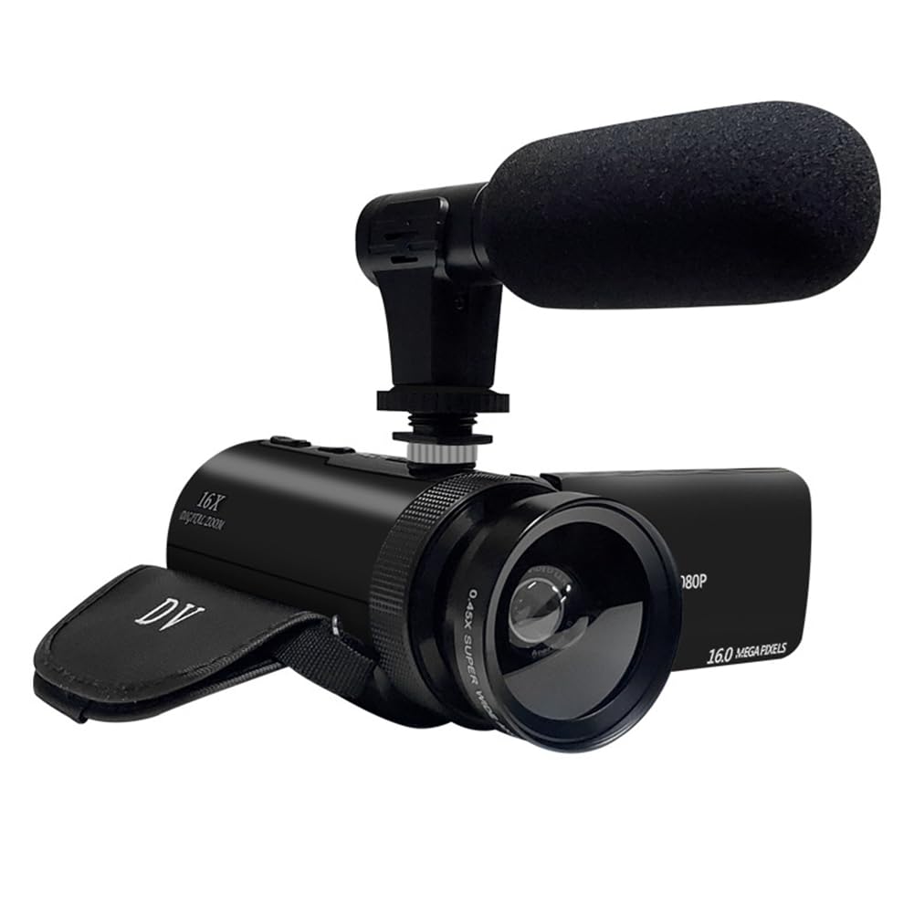 DV Camcorder Video Recorder Audio Recording with Microphone Digital Zoom Video Camera Machine for Recording Vlogs US Plug-image-28