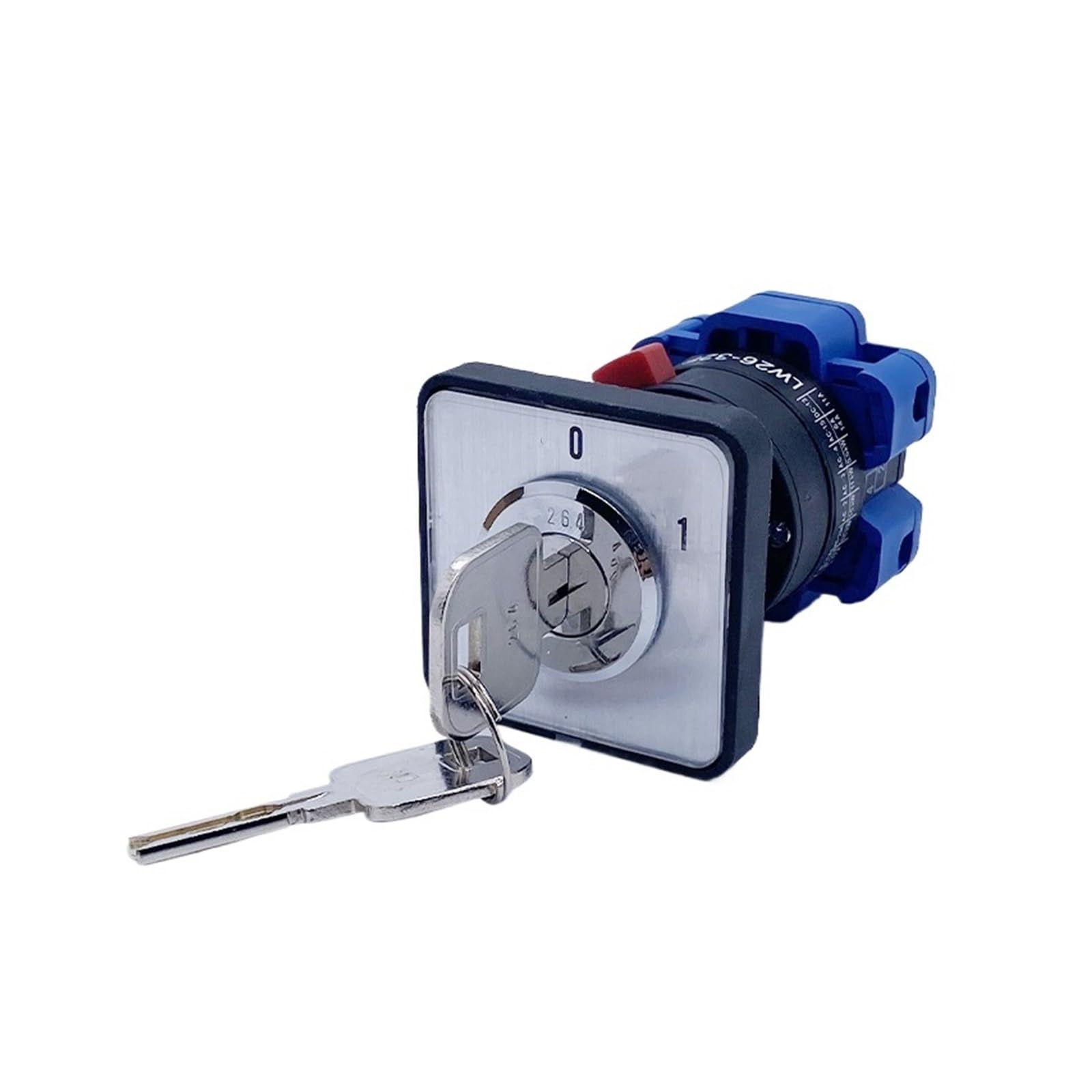 LHNBGTUIW LW26-32F Lock Key Single-Phase Power Supply Cut Off Main Control On-Off Anti Misoperation Universal 32A Cam Switch