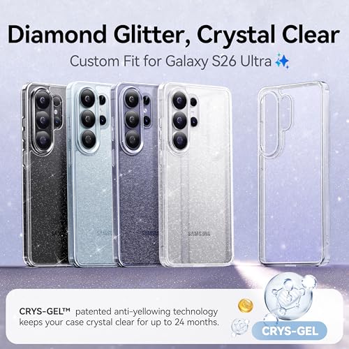 CASEKOO Pearl Glitter for Samsung Galaxy S26 Ultra Case 6.9