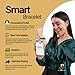 Upgraving Digital Business Card Wristband - Tap to Share NFC Tag & QR Code - Compatible with iPhone & Android- No App or Subscription Required (Black)