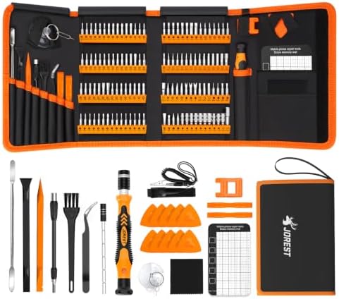 JOREST 145 in 1 Electronics Precision Screwdriver Set with 120 Bi...