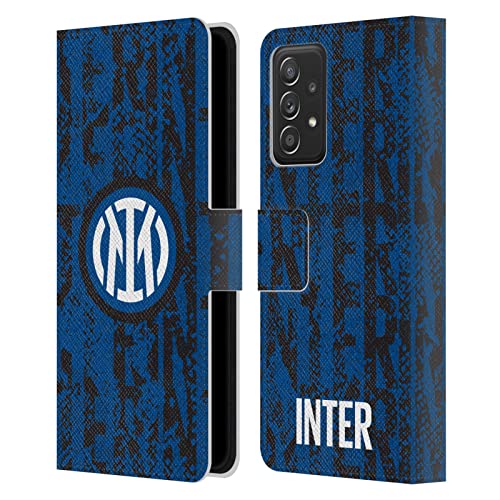 Coque Samsung Galaxy A53 5G Inter Milan Serpent Étui Portefeuille Cuir Head Case