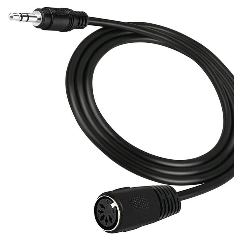 Adaptador 5Pin DIN Hembra a Jack 3.5mm Macho 1.5 m miniatura 5