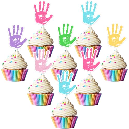 Lot de 36 décorations de fête d'anniversaire pour embellir un gâteau fait maison
