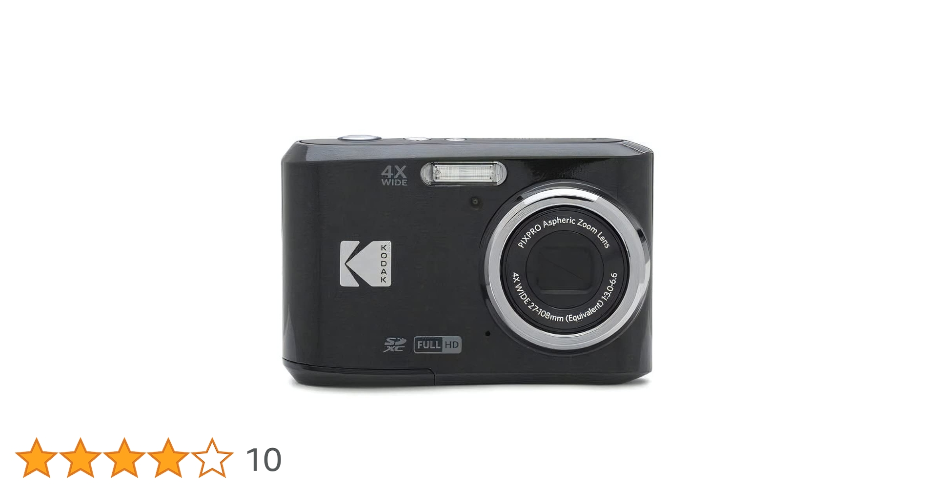 Amazon | Kodak コダック デジタルカメラ FZ45 単三電池式 (ブラック