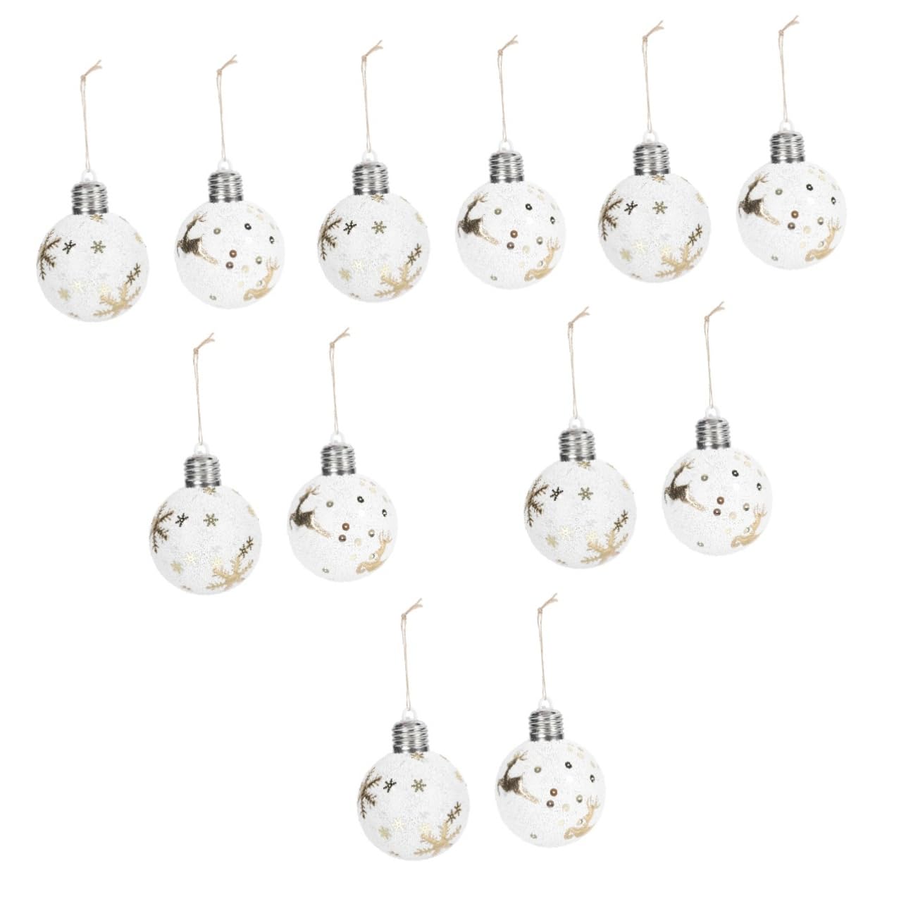 Boules de sapin de Noël et lumières de décoration pour magie de fête