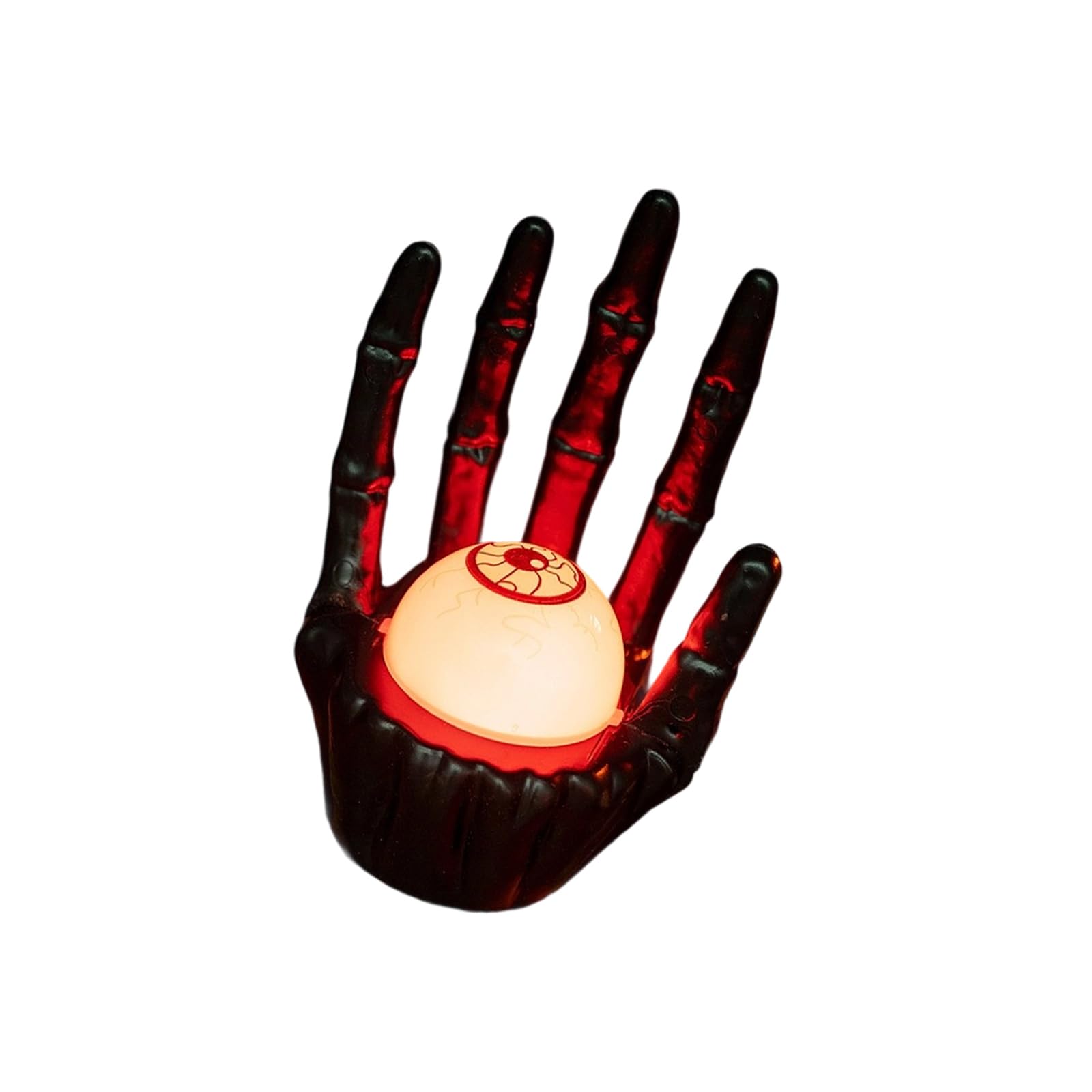 Msioytog Glowing Skeleton Hand with LED Light Halloween Scary Lamp Decoration Realistic Scary Hands Lamps for Indoor and Outdoor Halloween Party Supplies