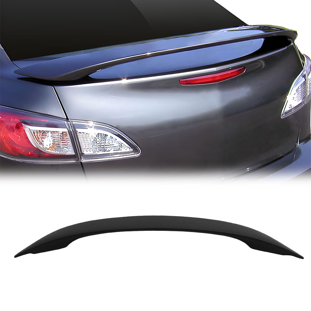 Unpainted Primed Lip Spoiler For Toyota Corolla 2003-2008 – Factory Style Rear Spoiler (ABS Plastic)
