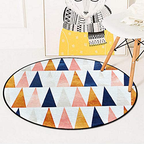 Tapis rond minimaliste moderne pour protéger le sol des chaises