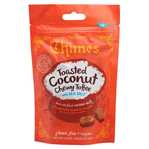 Chimes Toasted Coconut Original/Chewy Toffee with Sea Salt (Chewy Toffee, 1 Pack)