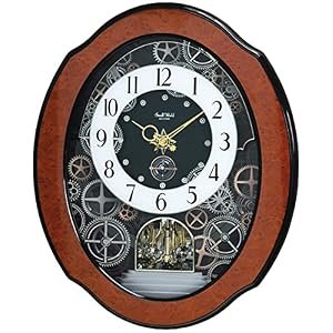Rhythm Clock 4MH432WU06 20.7 x 16.7 in. Timecracker Gear Magic Motion Clock
