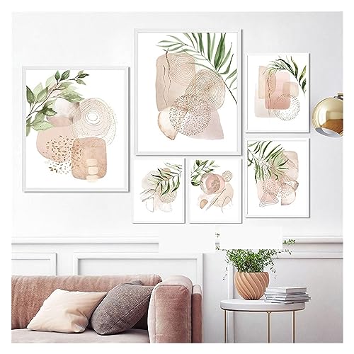 Cuadro en lienzo de plantas con instalación conveniente para decoración de salas 5