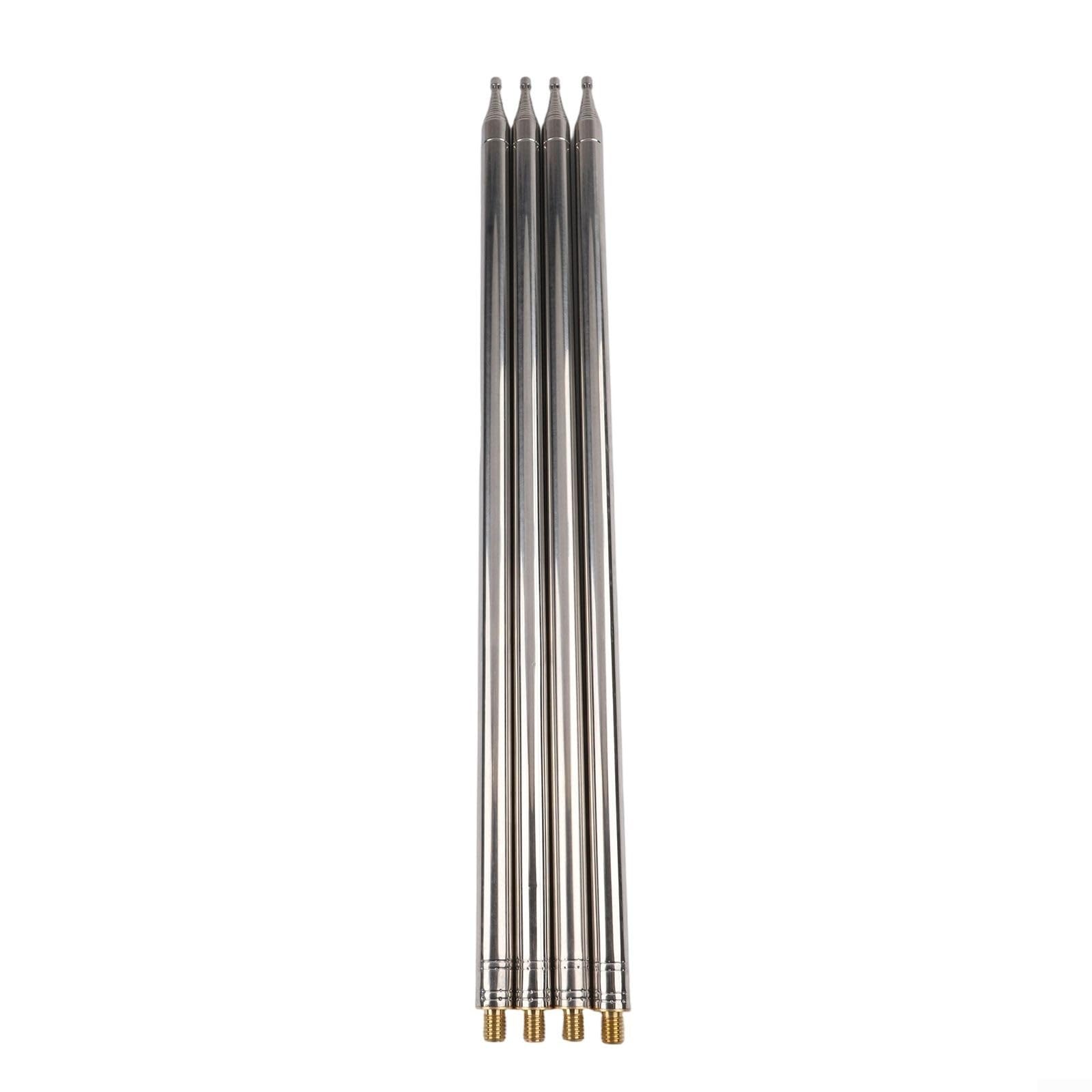 4 antenas telescópicas de 5,6 m de acero inoxidable para GP de onda corta