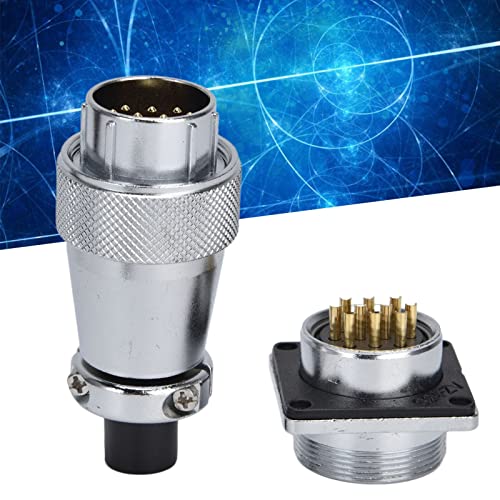 Conector de enchufe aviación WS24 500V 10 núcleos zinc miniatura 7