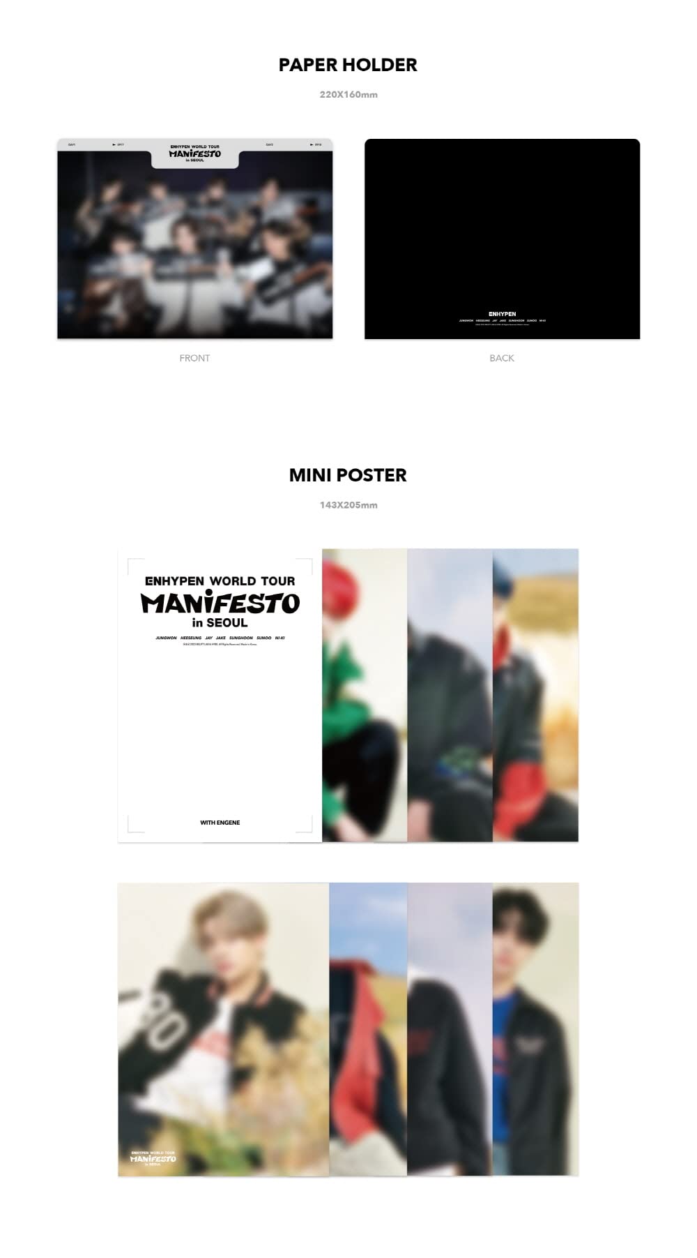 Amazon.com: ENHYPEN - ENHYPEN World Tour [Manifesto] in Seoul DVD