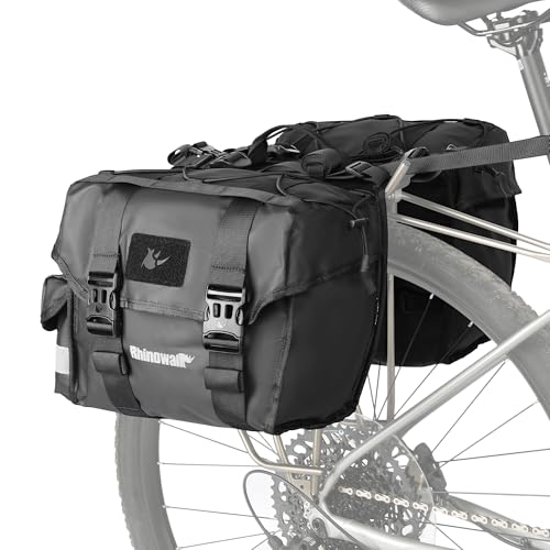 Rhinowalk Bike Pannier Bag with Rain Cover 22L Waterproof Bicycle