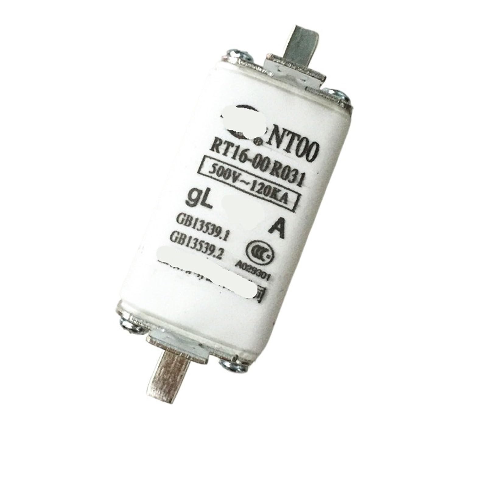 Fusible NT00 RT16-00 40A fusible industriel gL 500V cartouche R031 120KA