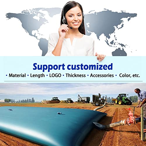 LTCANOPY Wasserspeicherblase, große Kapazität Faltbarer Wasserblasentanks, zusammenklappbar Wassertank,Tragbare Wasserblase,feuerbekämpfend landwirtschaftliche Nutzung 52.7Gallone (240Liter)