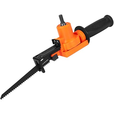 Amazon Moobom レシプロソー 電気のこぎりアクセサリー 往復鋸キットセット 切断 切削工具 取り付け簡単 安全 木材 工具 刃2枚付き 8番目の写真は組み立ての手順 レシプロソー