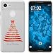 Produktbild PhoneNatic Case kompatibel mit Google Pixel 3 Silikon-Hülle X Mas Weihnachten Weihnachtsbaum M1