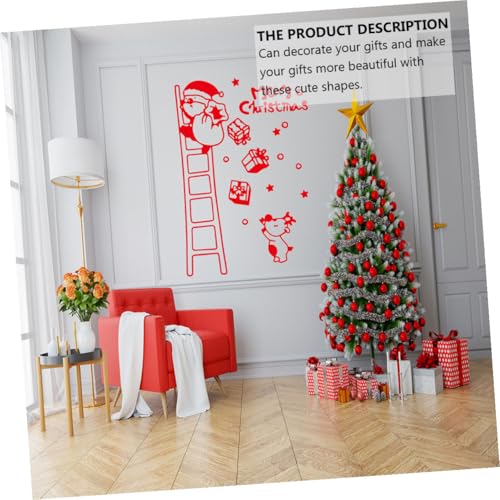 Vinilo Decorativo de Santa Claus Rojo 70x50 cm miniatura 4
