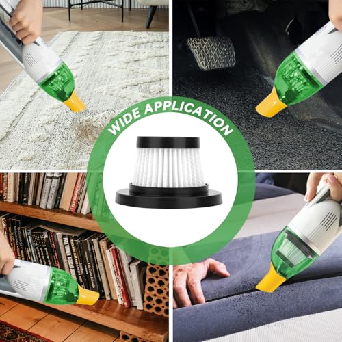Image of Hepa Filter Replacement for Handheld Vacuum Cleaner as Seen on TV: Washable and Reusable Filters Fit for Compact Cordless Handheld Vacuum Cleaner (14 Pack)