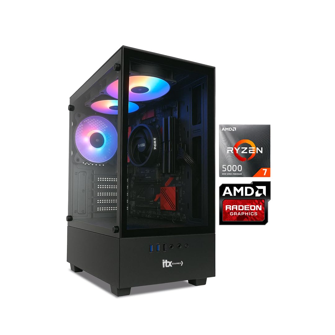 PC Gamer ITX Arena, Ryzen 7 5700G, Radeon™ Graphics Vega 8