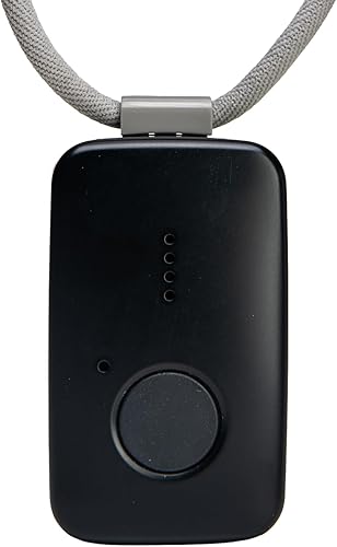 Medical Guardian MGMini - Sistemas de collar de alerta médica para personas mayores, botón de pánico rápido y confiable resistente al agua,